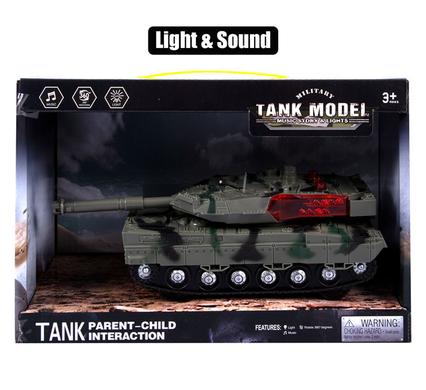 Battery operated tank w/sound & light 19