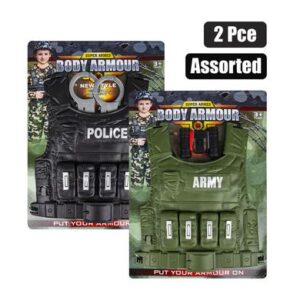 Boys playset body armour 2pc, 32x29cm