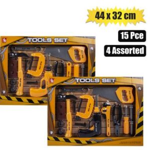 Boys playset constr tools 44x32cm