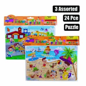 Puzzle jigsaw cartoon asstd 24pc