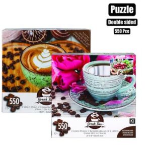 Puzzle jigsaw breaktime 2-sided 550pc