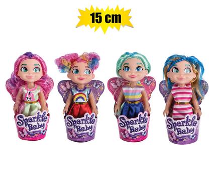 Doll mini rainbow locks 15cm