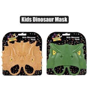 Dress up kids dinosaur mask asstd