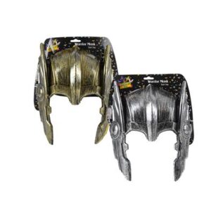 Dress up warrior mask asstd