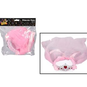 Dress up princess tiara with veil