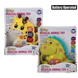 Baby musical animals b/o asstd