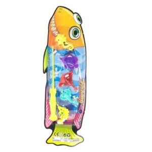 Game fishing mini with rod