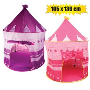 Play-tent pop-up castle girl 105x130cm