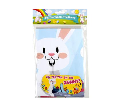 Easter game pin tail on bunny