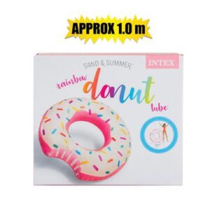 Intex tube 107x99cm pink donut