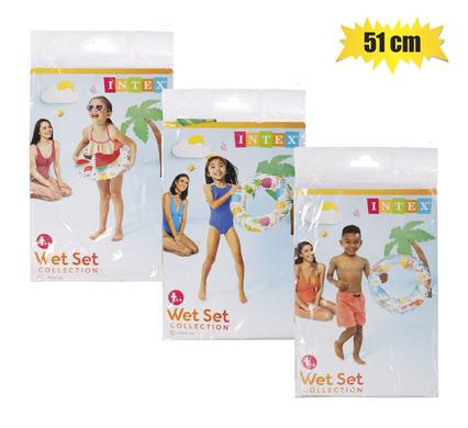 Intex swim ring 51cm lively p rint asstd