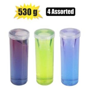 Novelty slime rainbow bulk bottle 530g