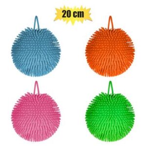 Novelty prickly puffer ball bright 20cm