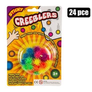 Novelty sticky wall creeblers 24pc