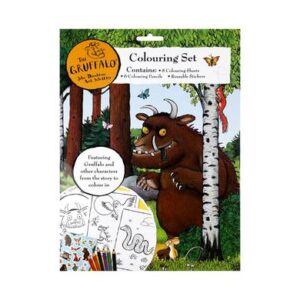 Book colouring set gruffalo