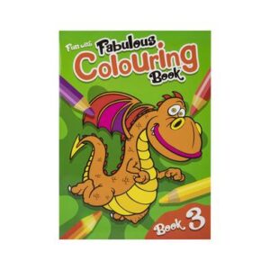 Book colouring fun with fabulous 3