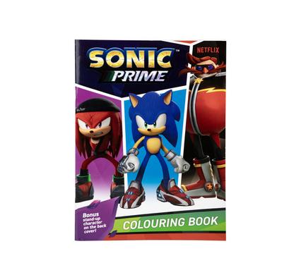 Book colouring sonic prime