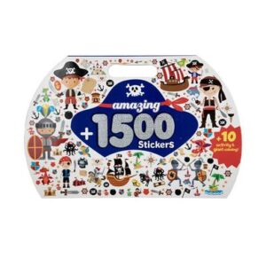 Book sticker & activity pirate