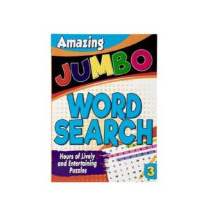 Book puzzle amazing jumbo wordsearch 3