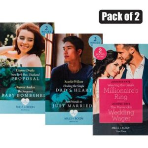 Book novel romance mills&boon 2-pack