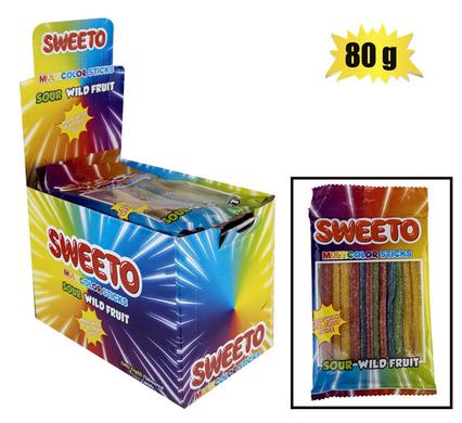 Sweet gummy gs sour sticks 80g (th)