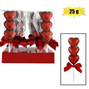 Sweet choc rp valentine 3 heart lolly(t)