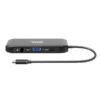 Port USB Type-C 4 x USB3.1|1 x Aux|Micro+SD Card Reader|1 x RJ45|1 x HDMI|1 x VGA|1 x Type-C PD Dock 100W - Black