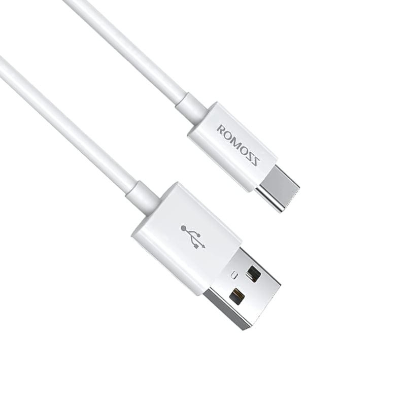 Romoss USB to Type-C 3A Cable - White - Image 2