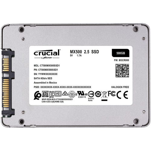 Crucial MX500 500GB 2.5" SATA 3D NAND SSD - Image 3