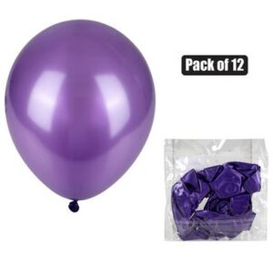 Balloons helium 1pc metallic purple f-01