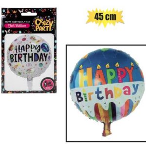 Balloon helium round hbd astd4 45cm f-01