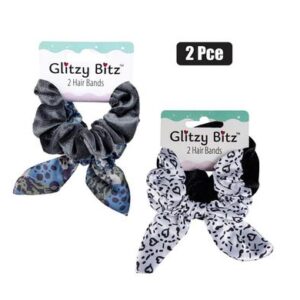 Hair band scrunchie & printed 2pc