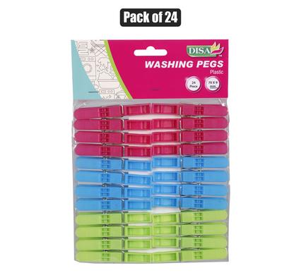 Washing pegs pl 70mm pack-24