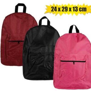 Backpack polyester asstd 43x30x13cm
