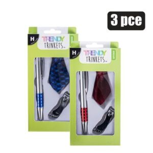 Keychain set 3pc-keychain+pen+nailclippe