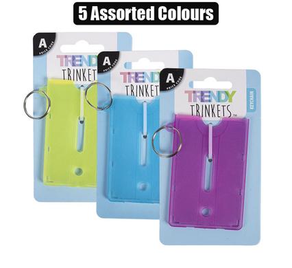 Keychain id/licence holder