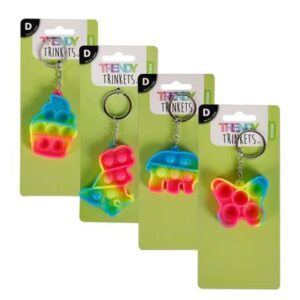 Keychain bubble popping fun 5cm