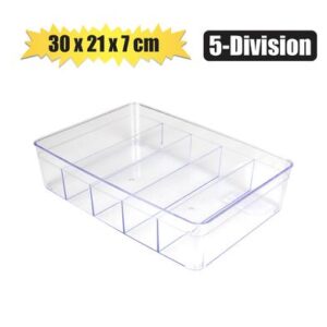 Organiser emsan 5-divisions 30x21x7.5cm