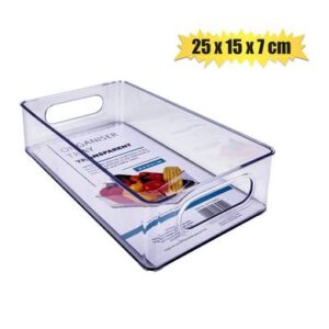 Organiser tray clear 25x15x7cm