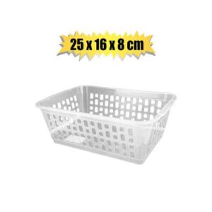 Basket pl natural 25x16x8cm