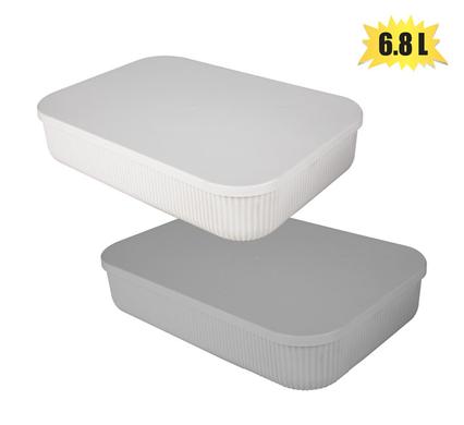 Storage box shell design with 6,8l