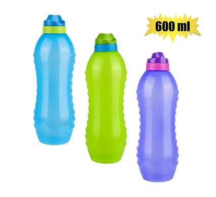 Water bottle 600ml easy grip