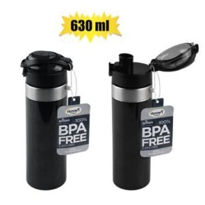 Water bottle 630ml tritan black