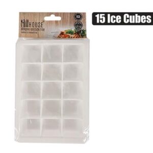 Ice cube tray 15 cube silicone 18x12x2cm