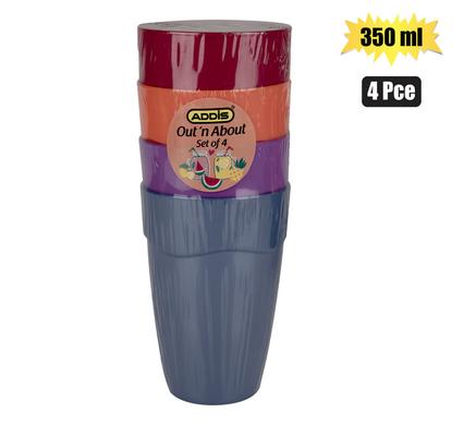 Tumblers pl 4pc 350ml