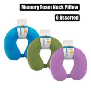 Travel neck pillow 30x26cm memory foam