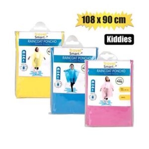 Raincoat poncho kids 108x90cm vinyl astd