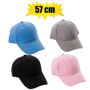 Hat cotton peak asstd 57cm