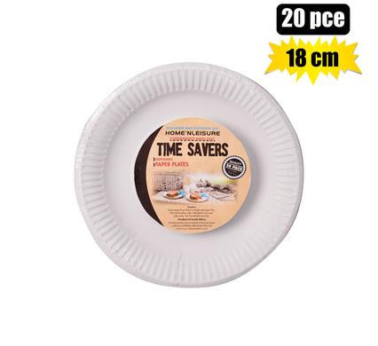 Picnic plates paper 18cm 20pce