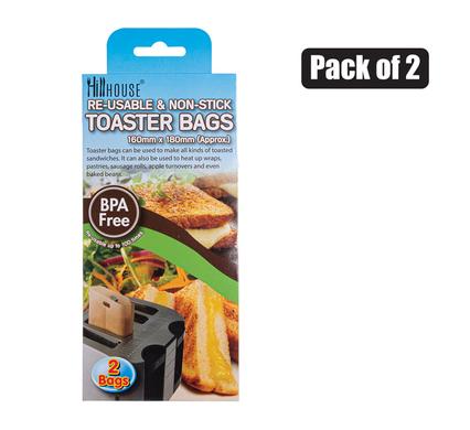 Food toast bags 2-pack
